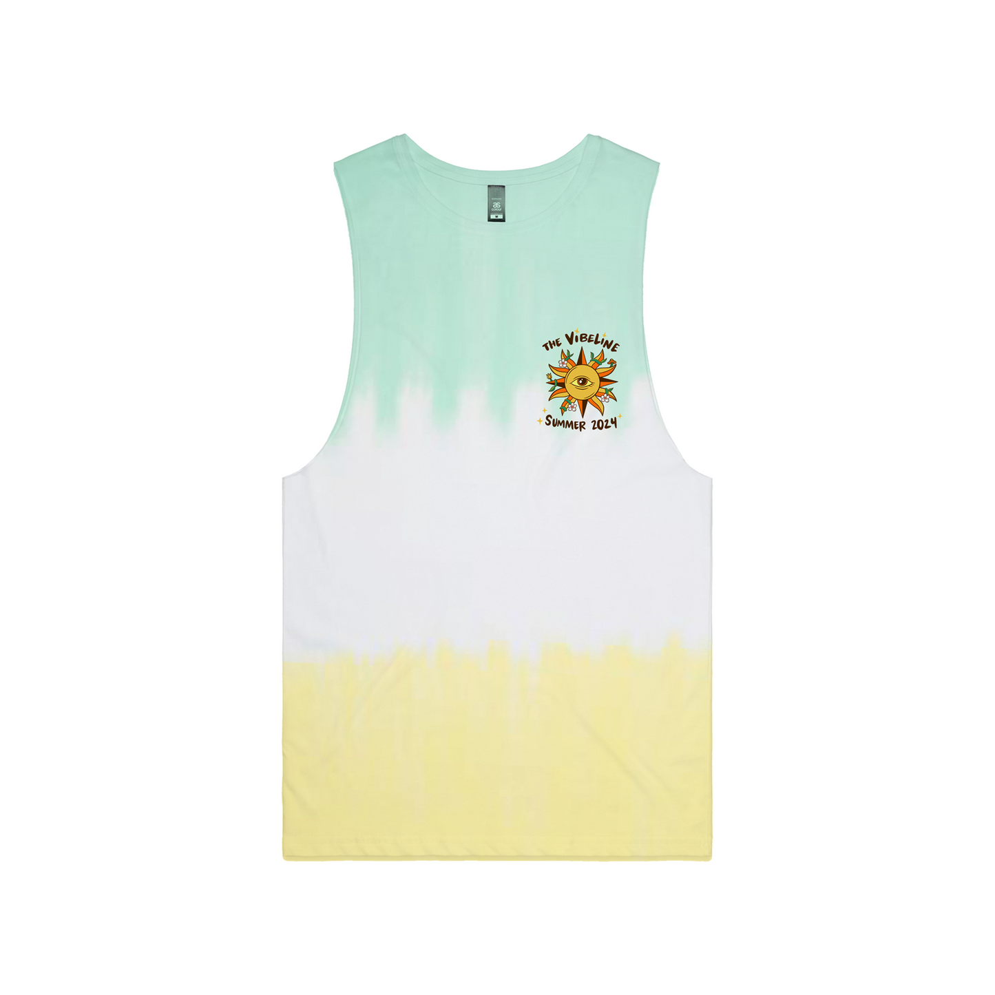 Shine Bright Beach Drip Tie Dye Tank